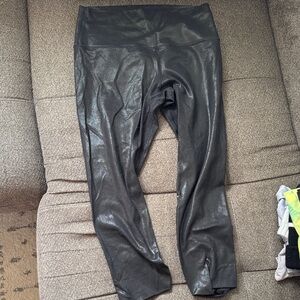 lululemon athletica Shiny Black Leggings